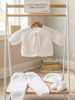 Handmade NWOT Baby Matching Set